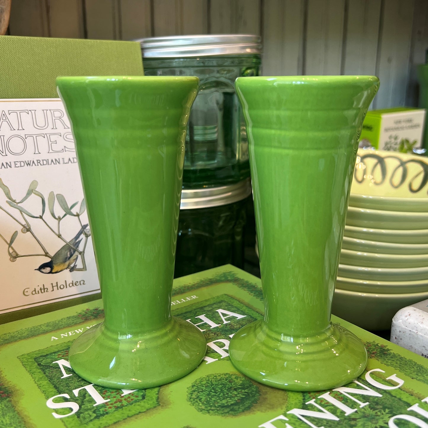 Green Bud Vase