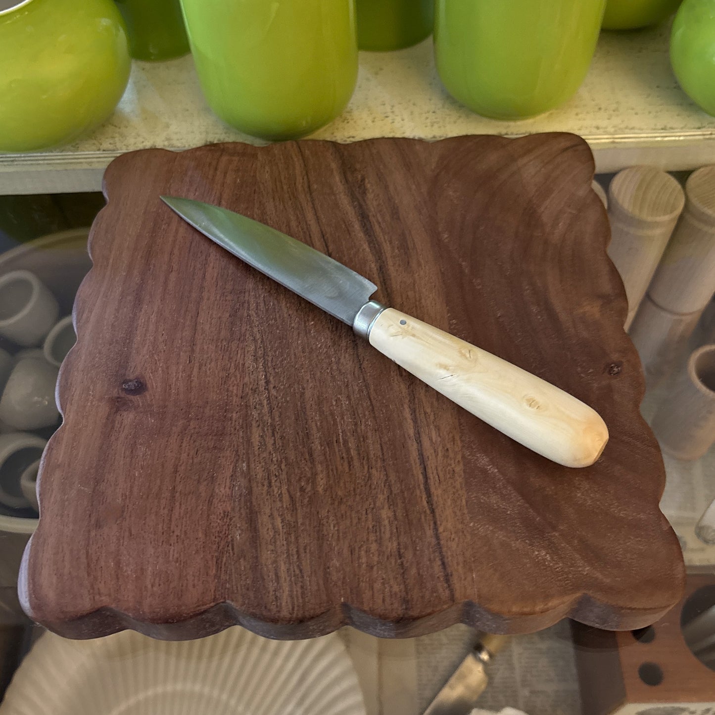 Small Scalloped Cutting Board