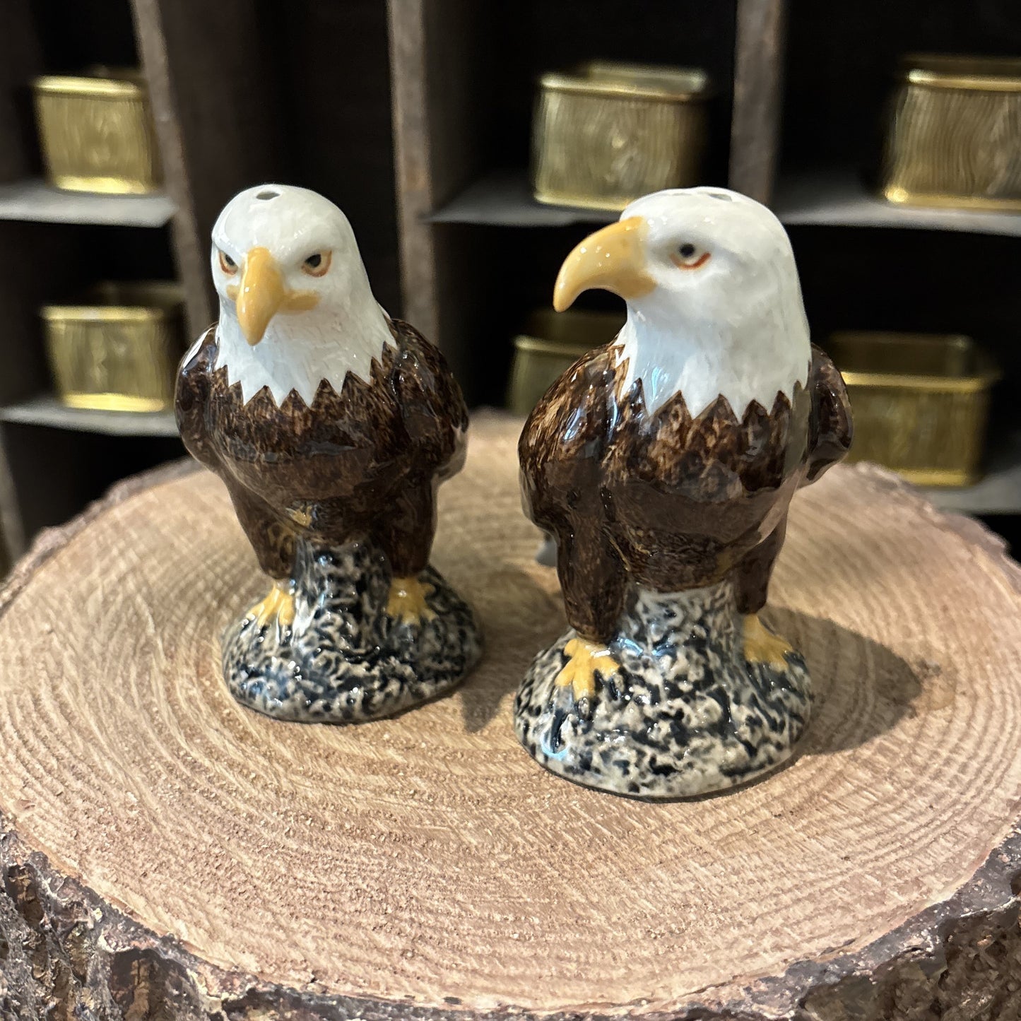 Bald Eagle Salt & Pepper Set