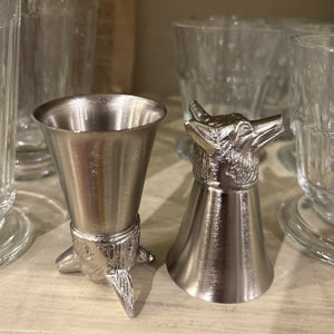 Fox Headed Stirrup Jigger