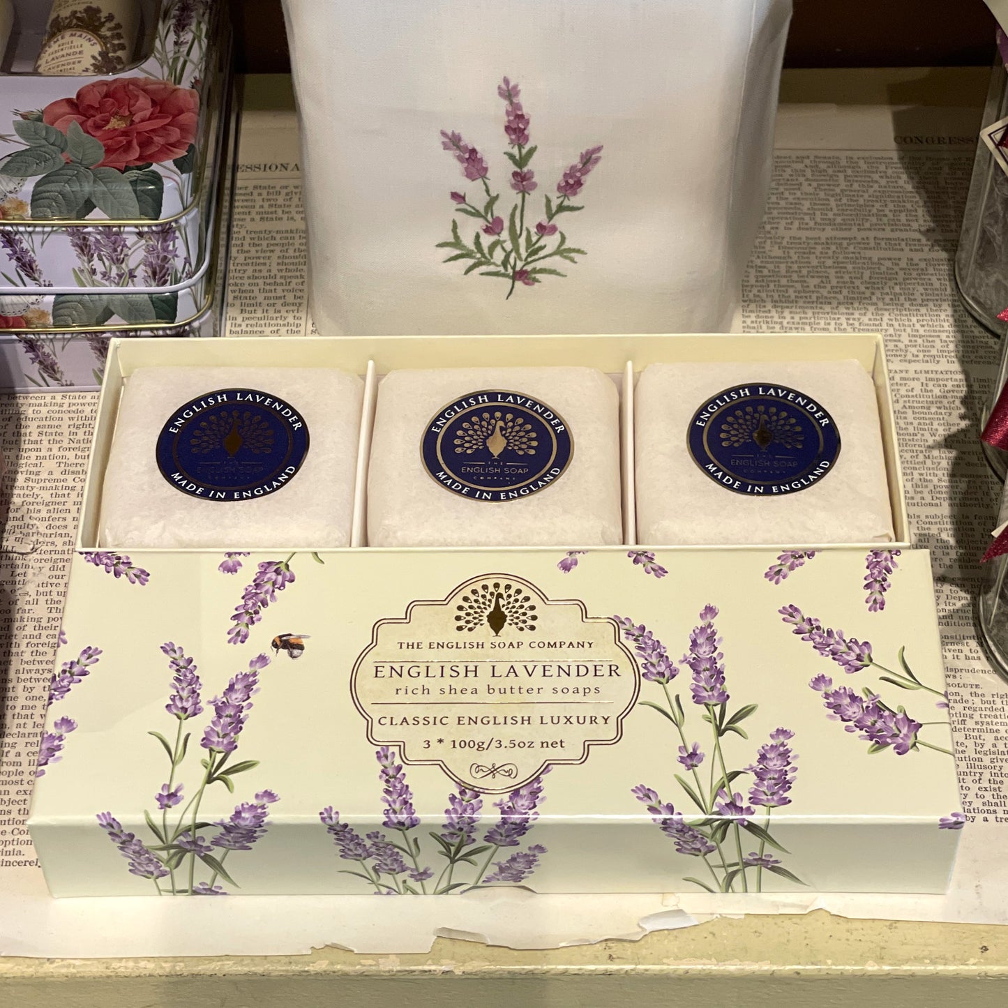 English Lavender Bar Soap Set