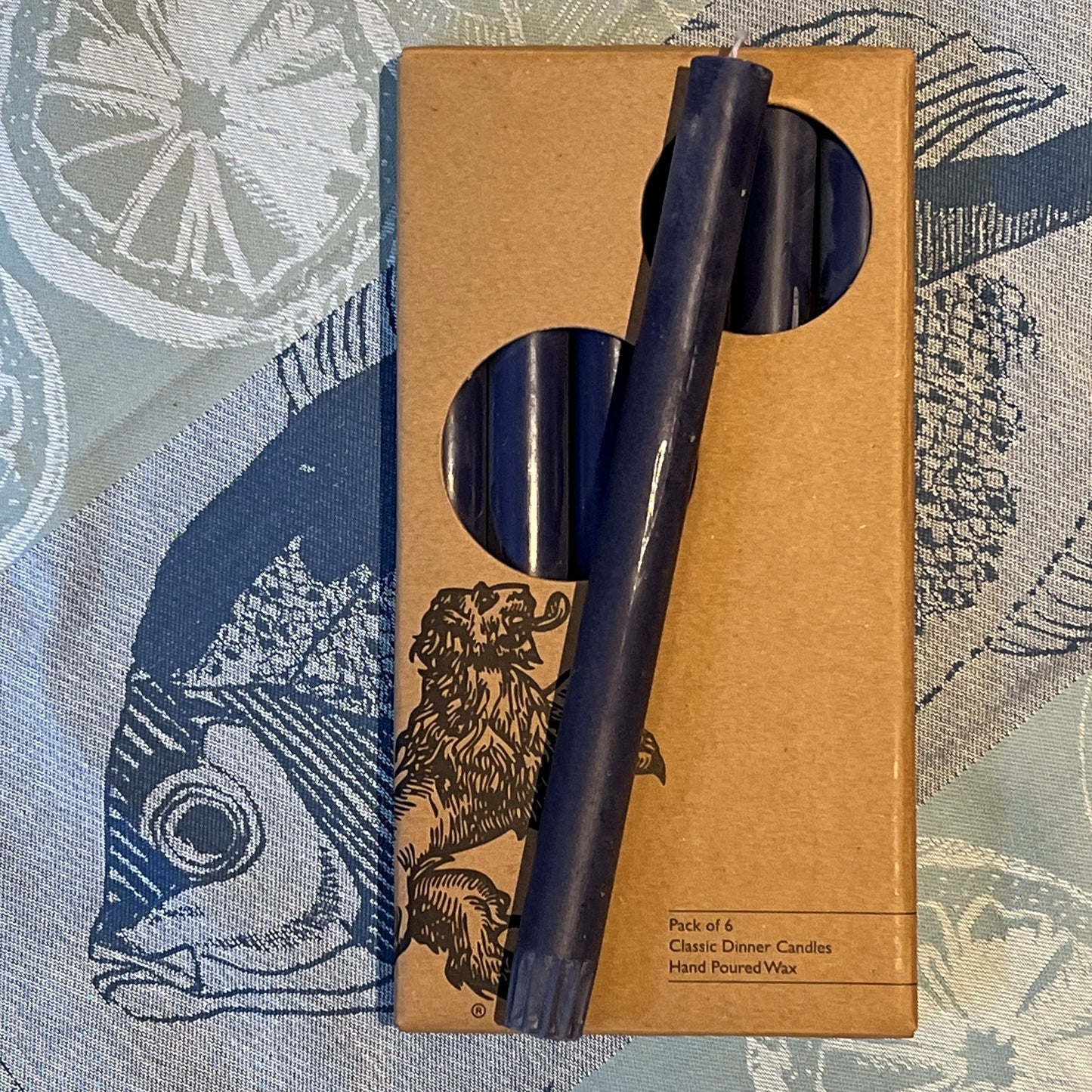 Midnight Blue Dinner Taper Set