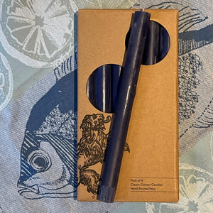 Midnight Blue Dinner Taper Set