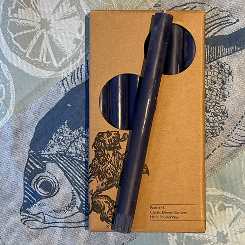 Midnight Blue Dinner Taper Set