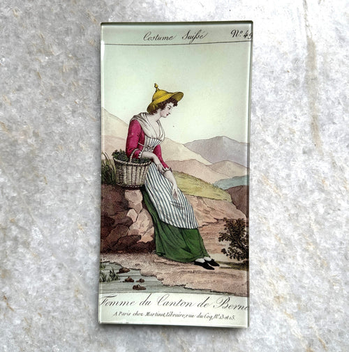 Woman of Berne Rectangular Tray