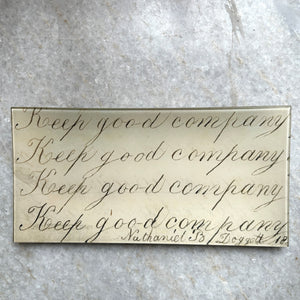 Keep Good Company Rectangular Tray