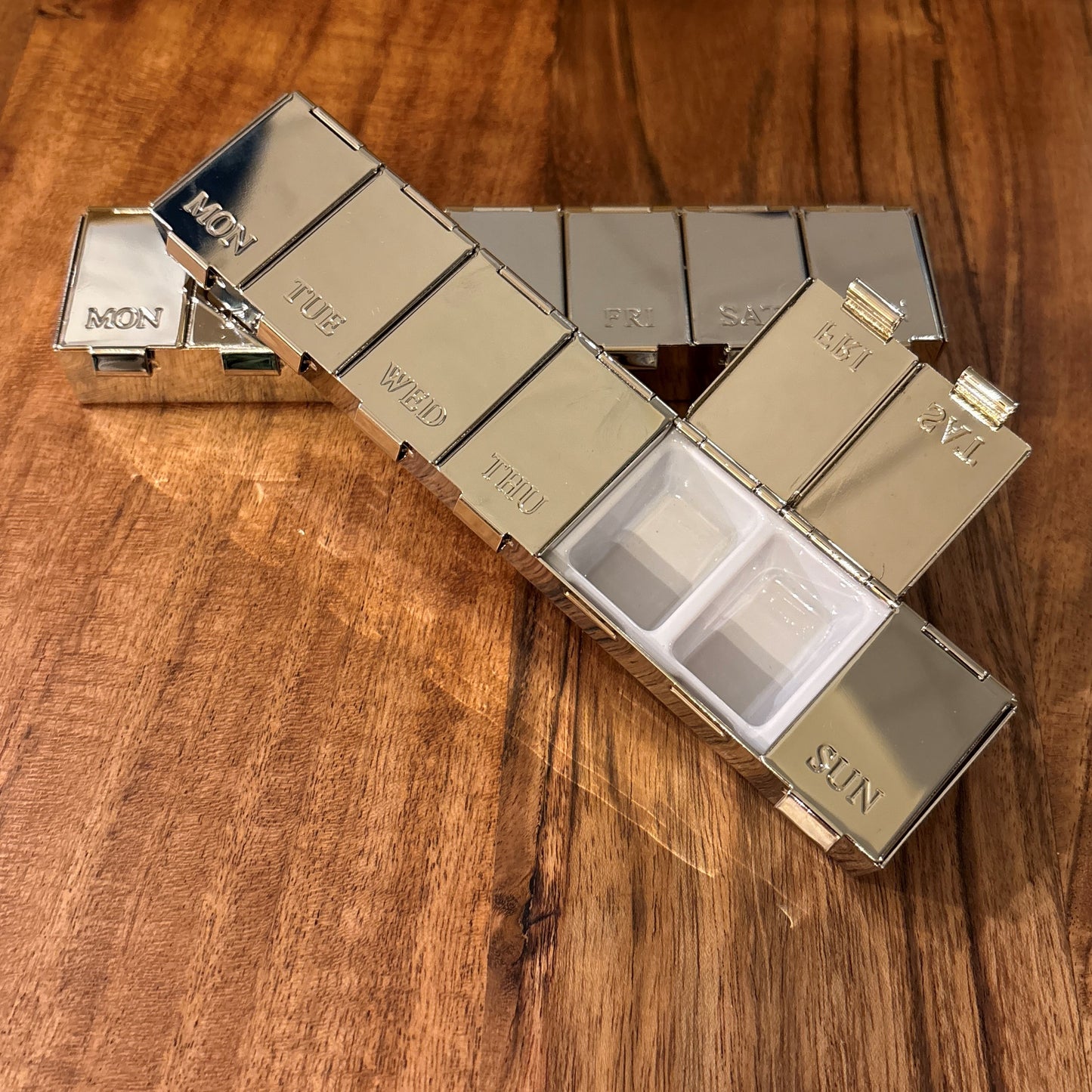 Chrome Pill Box