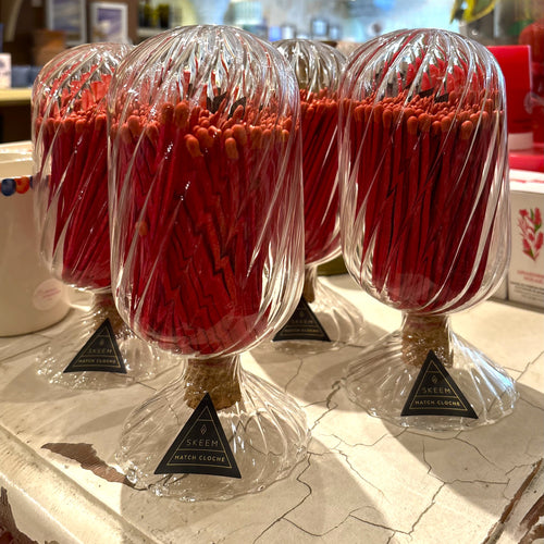 All Red Match Cloche