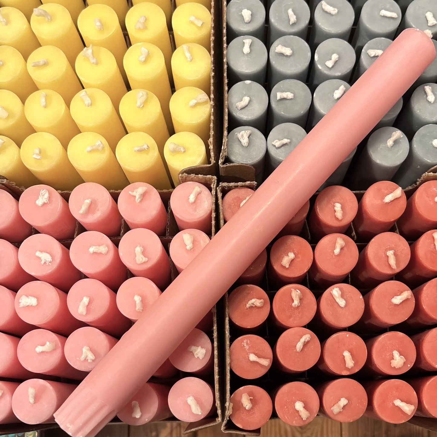 Orchid Pink Dinner Taper Single