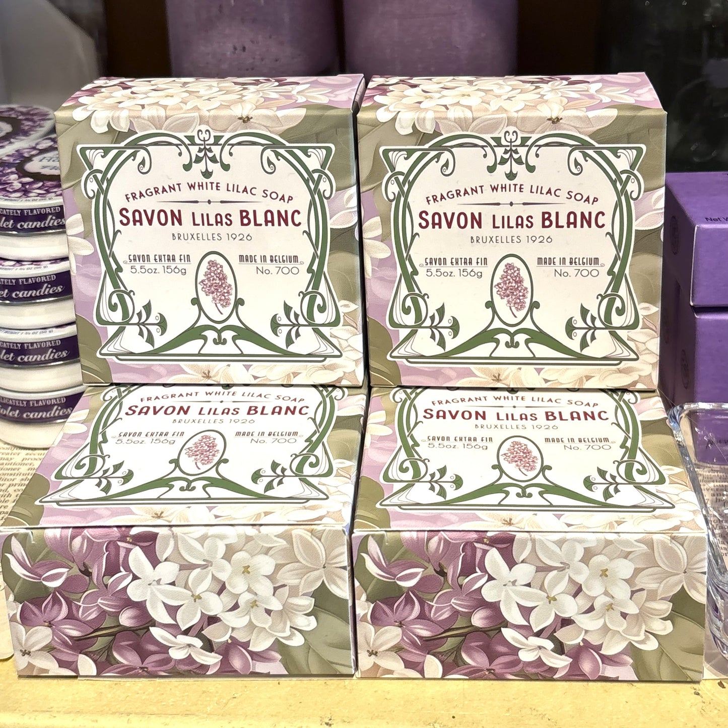 French White Lilac Bar Soap