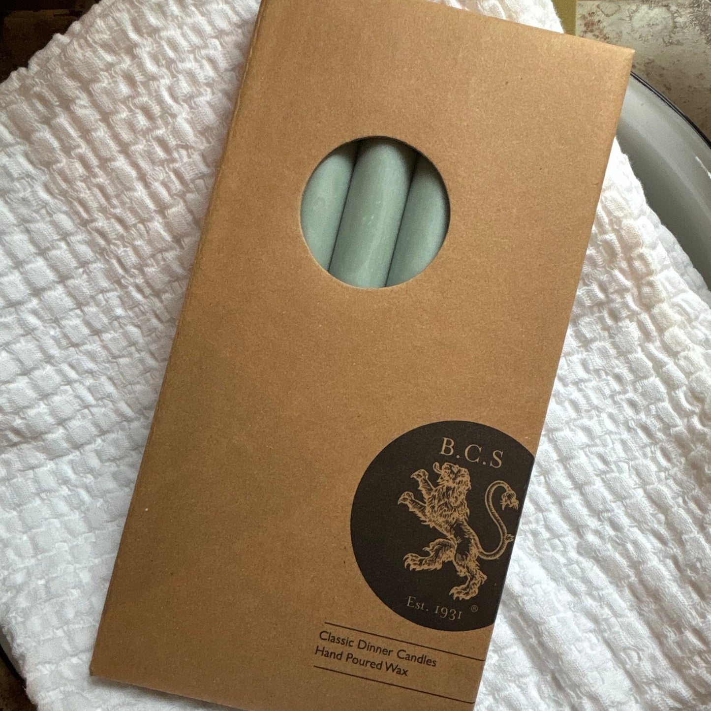 Opaline Dinner Taper Set