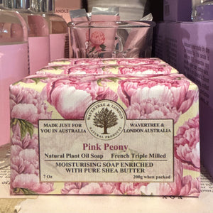 Pink Peony Soap Bar