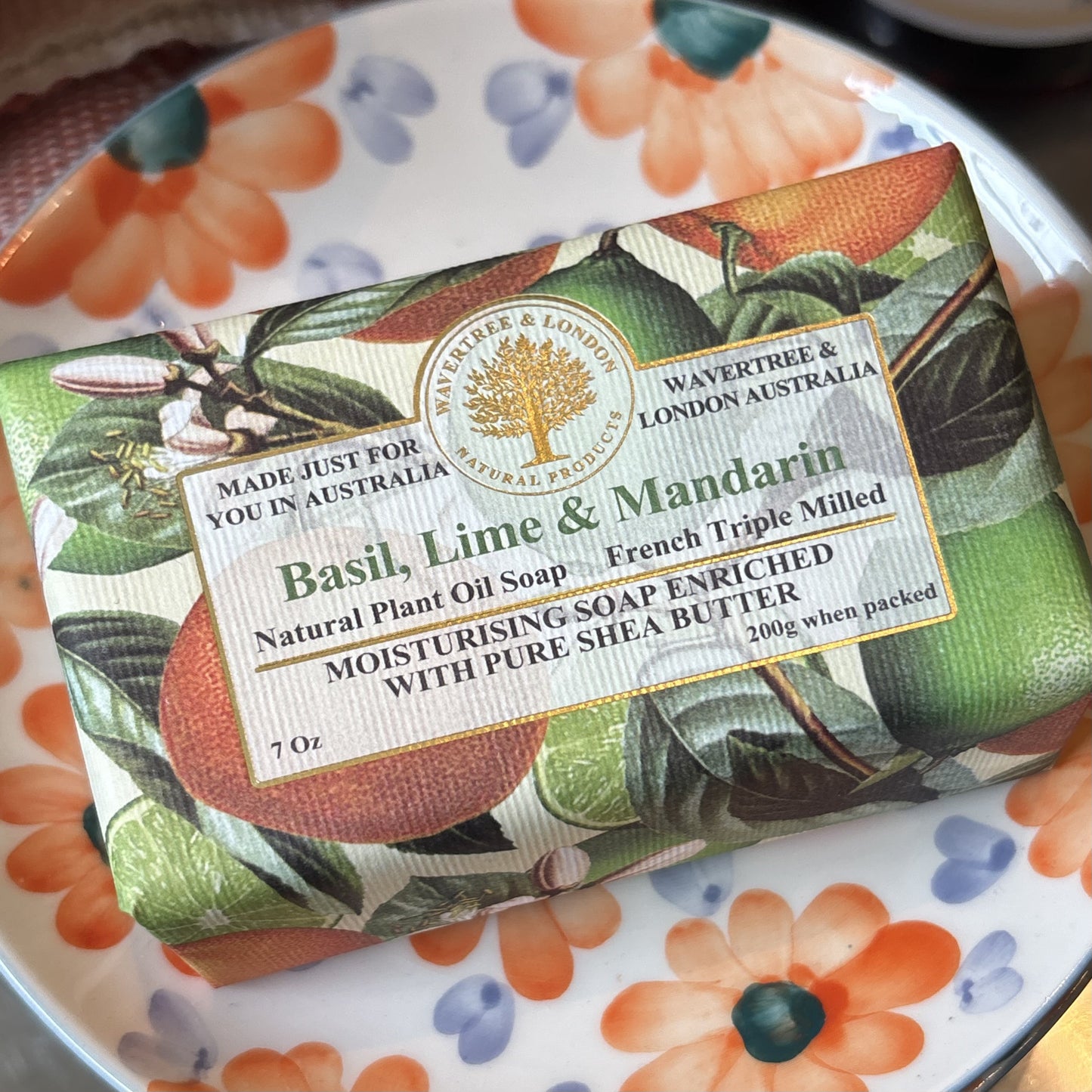 Basil Lime & Mandarin Soap Bar