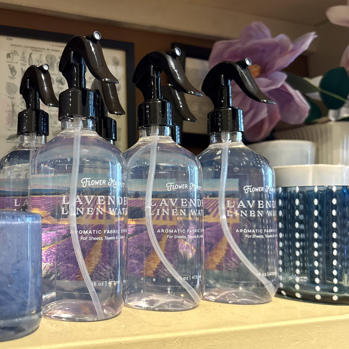 Lavender Flower Market Linen & Fabric Spray