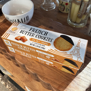 Butter Cookies with Sea Salt & Caramel