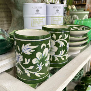 Green Zinnia Tumbler