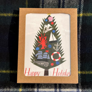 Nautical Tree Boxed Cards