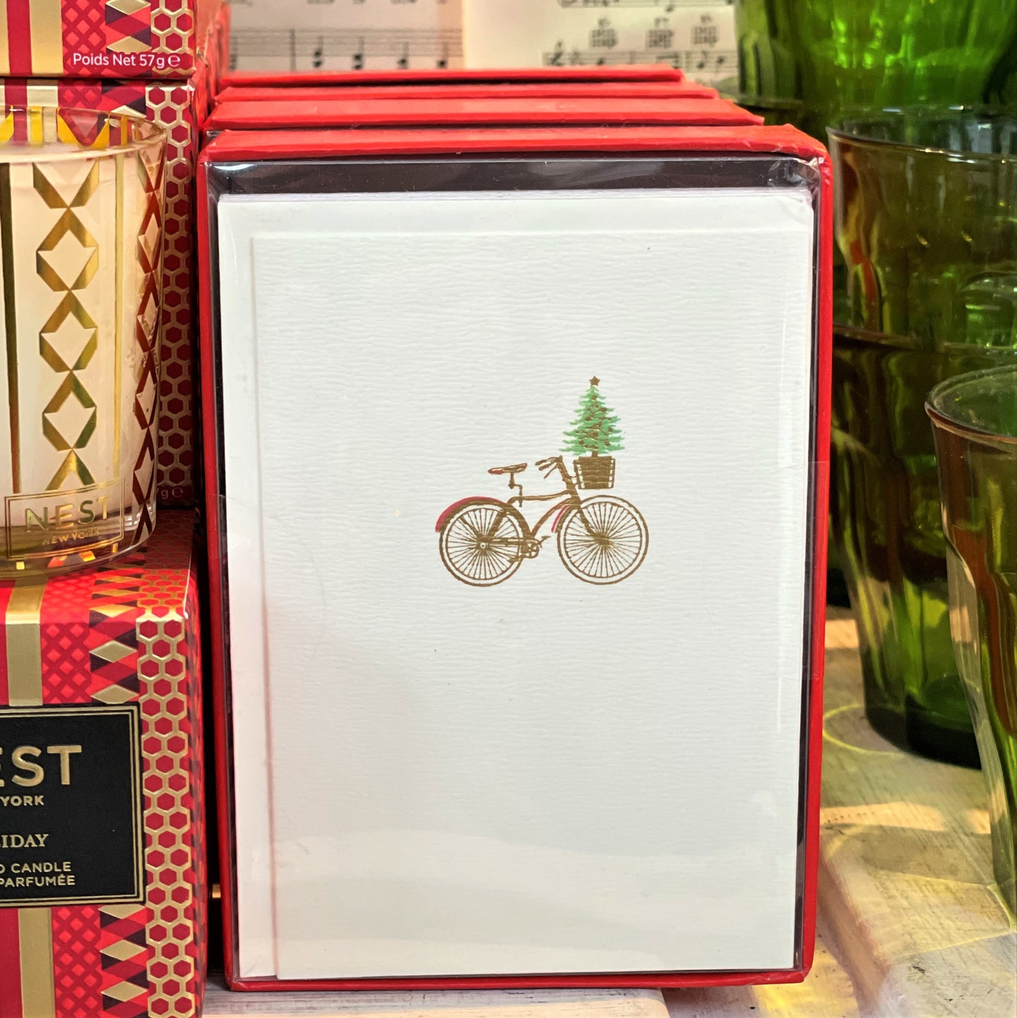 Watercolor Bike Boxed Cards