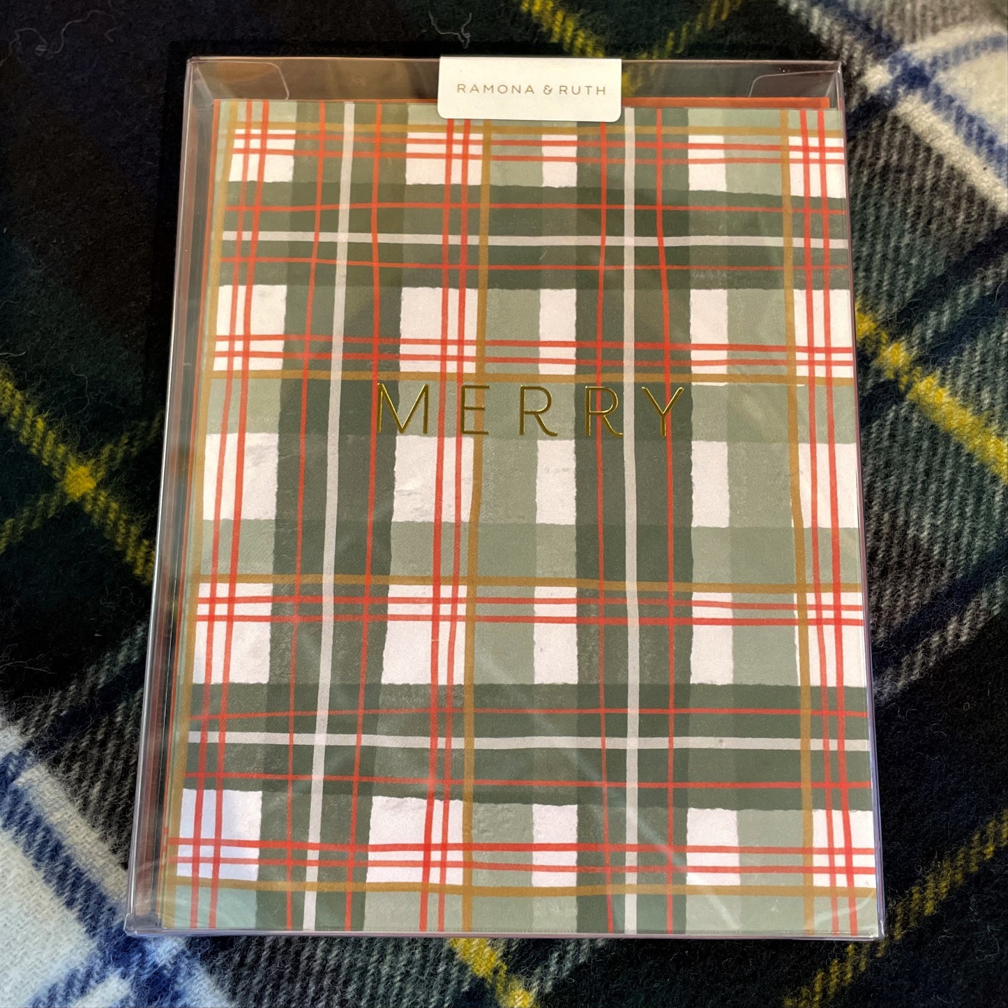 Merry Plaid Boxed Cards