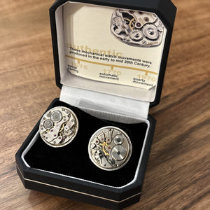 Round Watch Movement Cufflinks #2