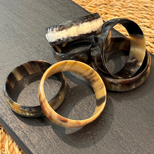 Horn Bangle Bracelet
