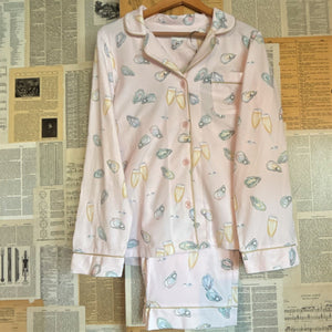 Oysters & Champagne Pajama Set, Extra Large