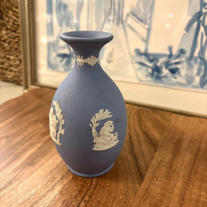 Vintage Wedgwood Single Stem Vase No. 02, Blue