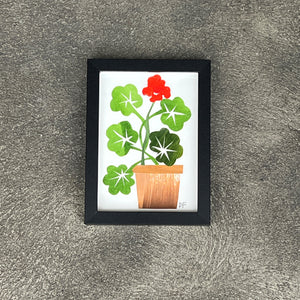 Red Geranium No. 02 by Denise Fiedler