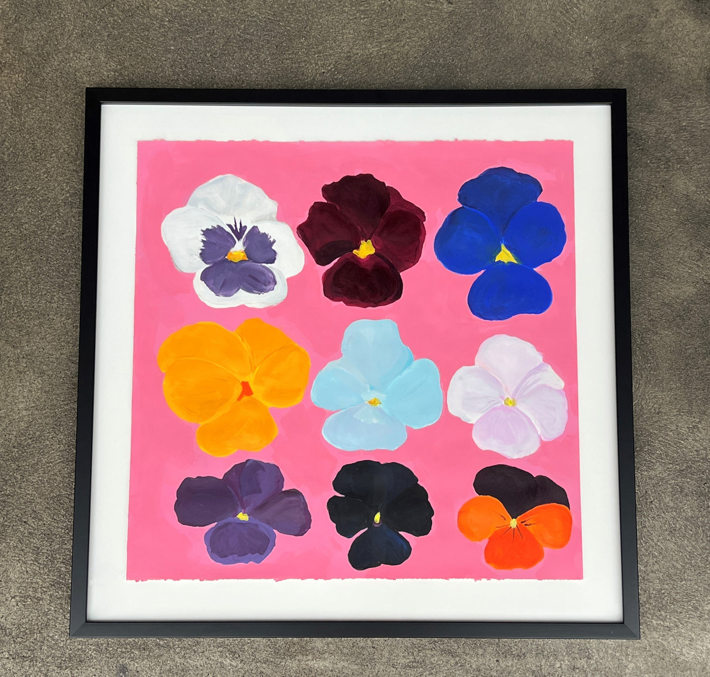 Many Pansies by Genevieve Allen