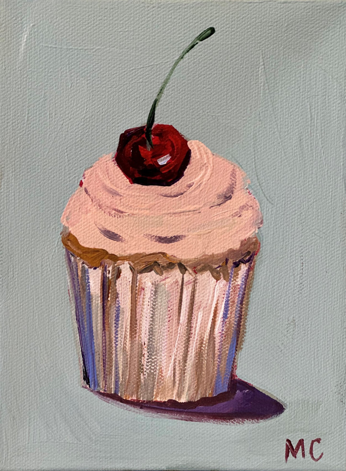 Cupcake, Blue by Mindy Carpenter