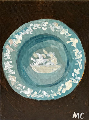 Blue Plate by Mindy Carpenter