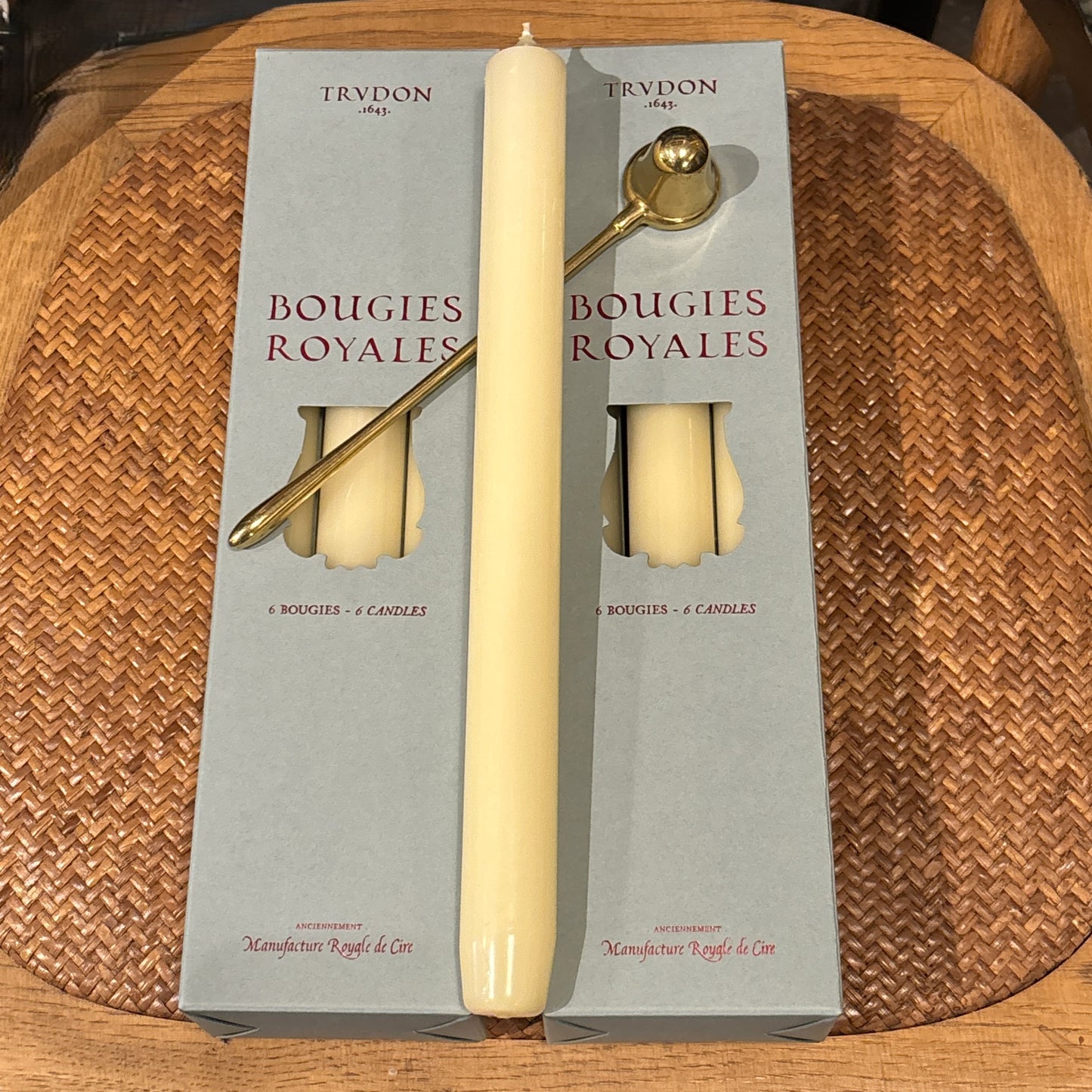 Trudon Ivory Royale Taper Candles