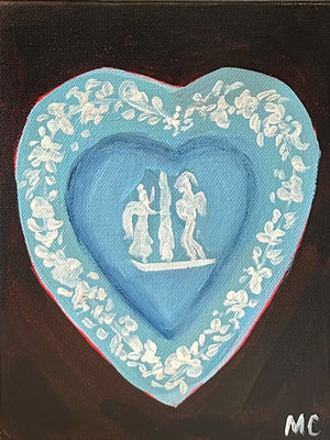 Wedgwood Blue Heart by Mindy Carpenter