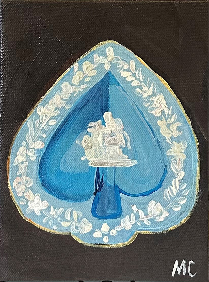 Wedgwood Blue Spade by Mindy Carpenter