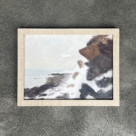 Vintage Seascape Painting