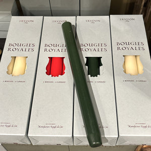 Trudon Forest Green Royale Taper Candles