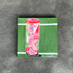 Pink Tennis Balls by Mindy Carpenter