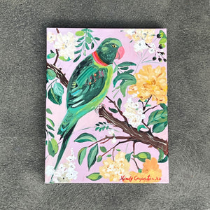 Green Parakeet Chinoiserie by Mindy Carpenter