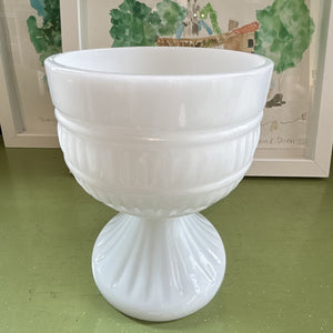 Vintage Milk Glass Vase No. 05