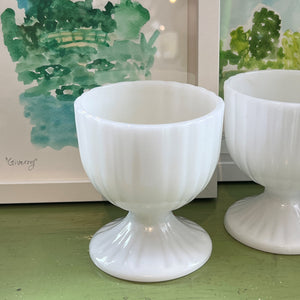 Vintage Milk Glass Vase No. 09