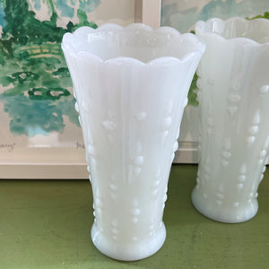 Vintage Milk Glass Vase No. 12