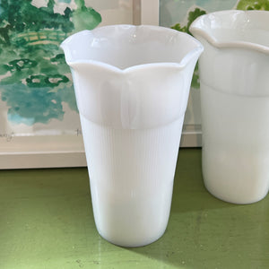 Vintage Milk Glass Vase No. 13