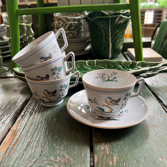Vintage Spode Bird Cup & Saucer Set