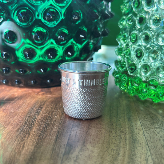 Vintage Hotel Silver Thimble Jigger, 1oz