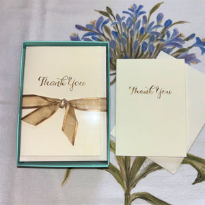 Thank You Gold Foil Petite Boxed Cards