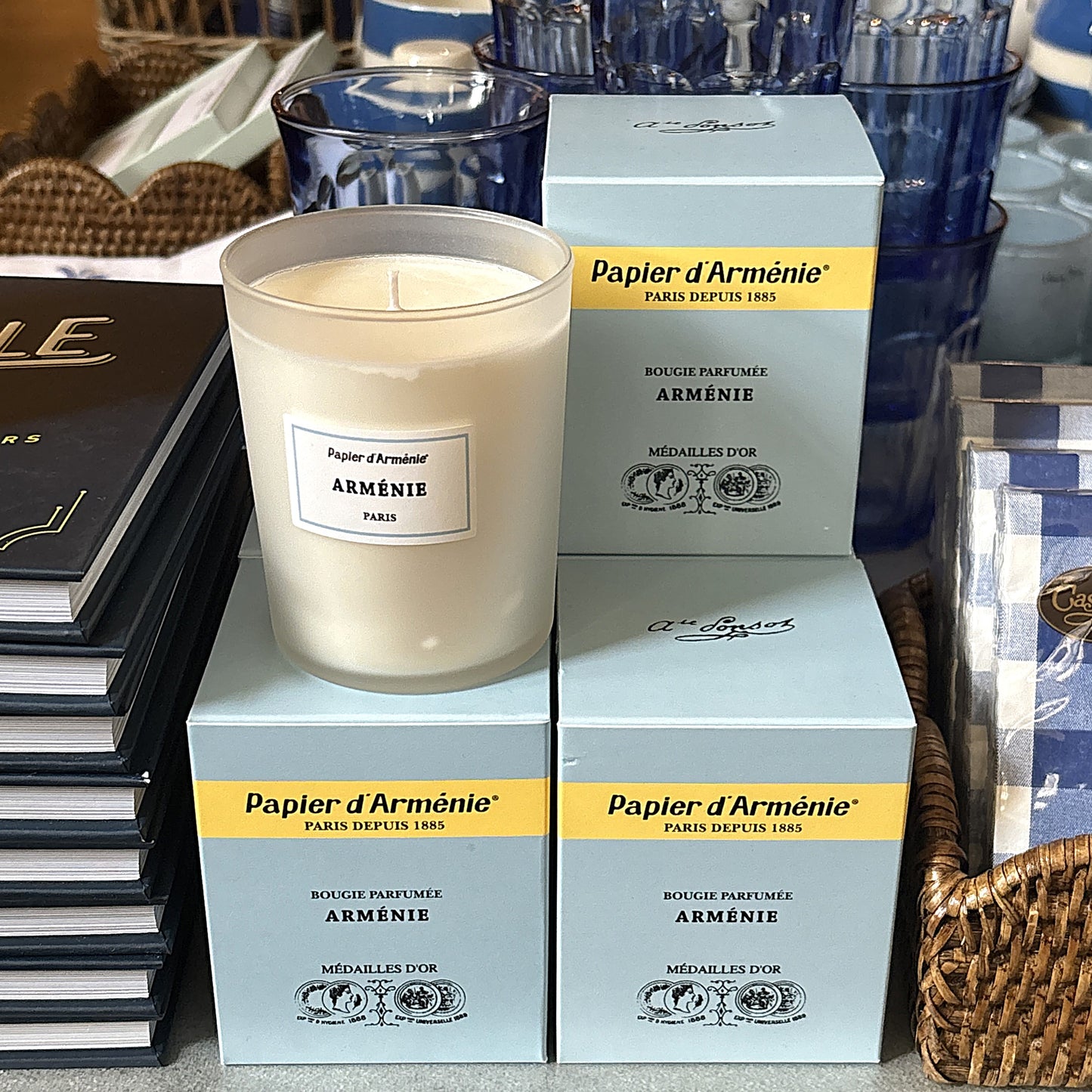 Papier D'Armenie Candle Blue