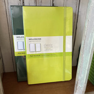 Lemon Green Plain Notebook