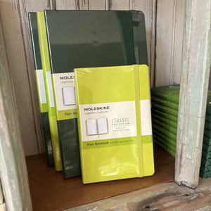 Lemon Green Pocket Size Plain Notebook