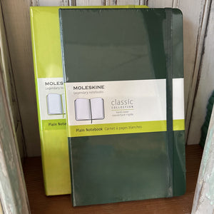 Dark Green Plain Notebook