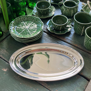Vintage Hotel Silver Small Fish Platter, c. 1960